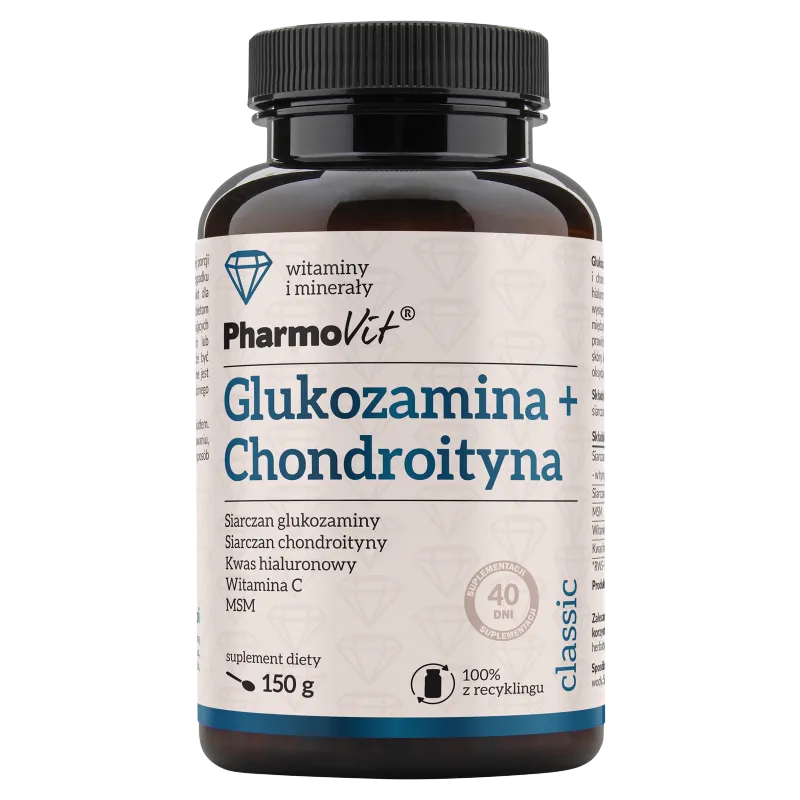 Pharmovit Classic  Glukozamina + Chondroityna, suplement diety, 150 g