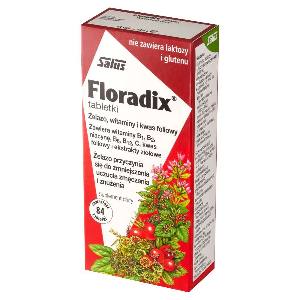 Floradix, suplement diety, 84 tabletki 