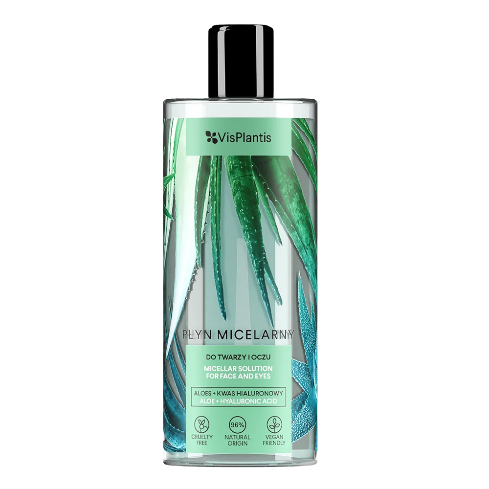 Vis Plantis Herbal Vital Care płyn micelarny 3 w 1 aloes i panthenol, 500 ml