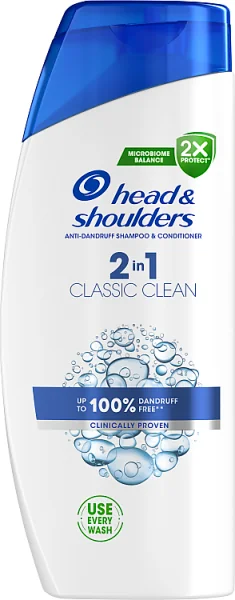 Head & Shoulders Classic Clean szampon przeciwłupieżowy 2 w 1, 625 ml