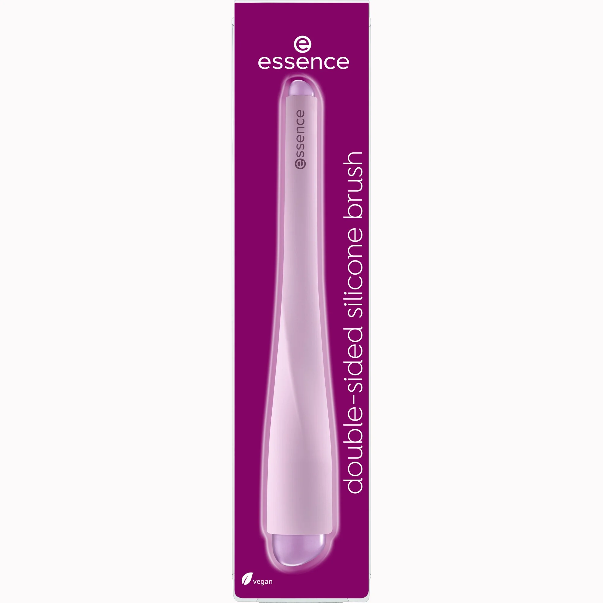 Essence Double-Sided Silicone Brush dwustronny silikonowy pędzelek do makijażu 01, 1 sztuka