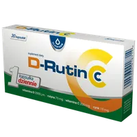 Oleofarm D-Rutin CC, suplement diety, 30 kapsułek