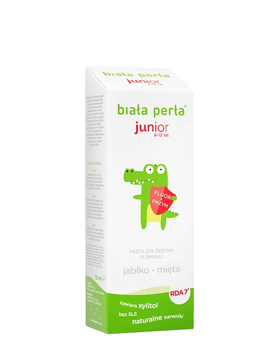 Biała Perła Junior, pasta do zębów od 6 do 12 lat, 50 ml