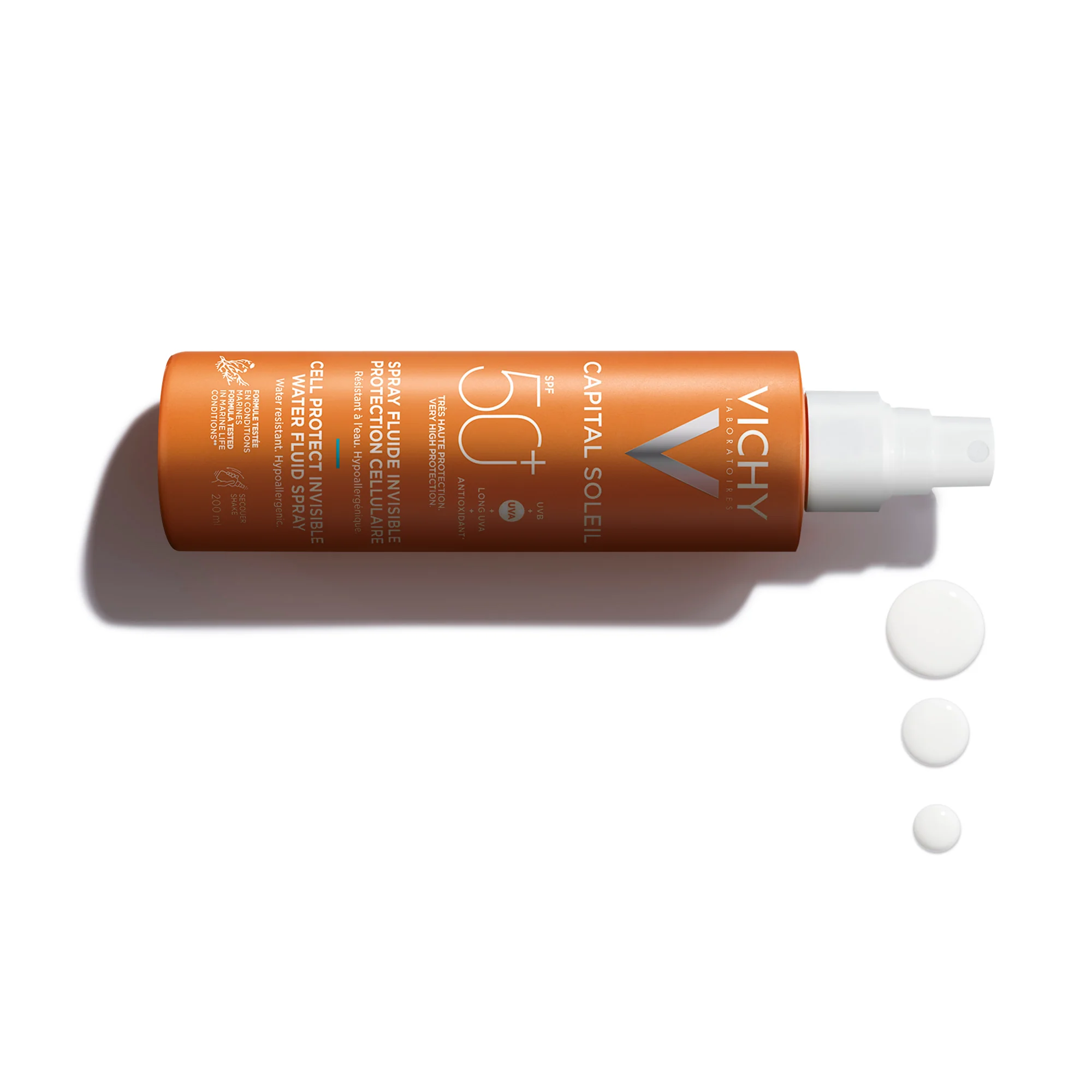 Vichy Capital Soleil Cell Protect UV spray ochronny do ciała SPF 50+, 200 ml