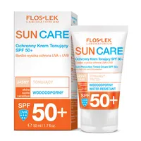 Flos-Lek Sun Care, ochronny krem tonujący SPF 50+, skóra sucha i wrażliwa, 50 ml