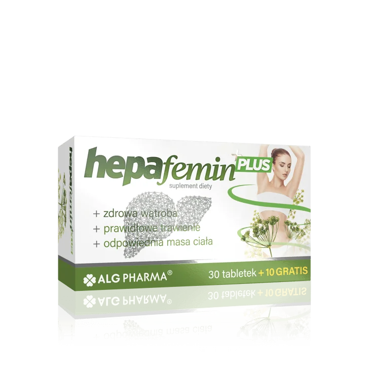 Hepafemin Plus suplement diety, 40 tabletek (30 + 10 gratis)