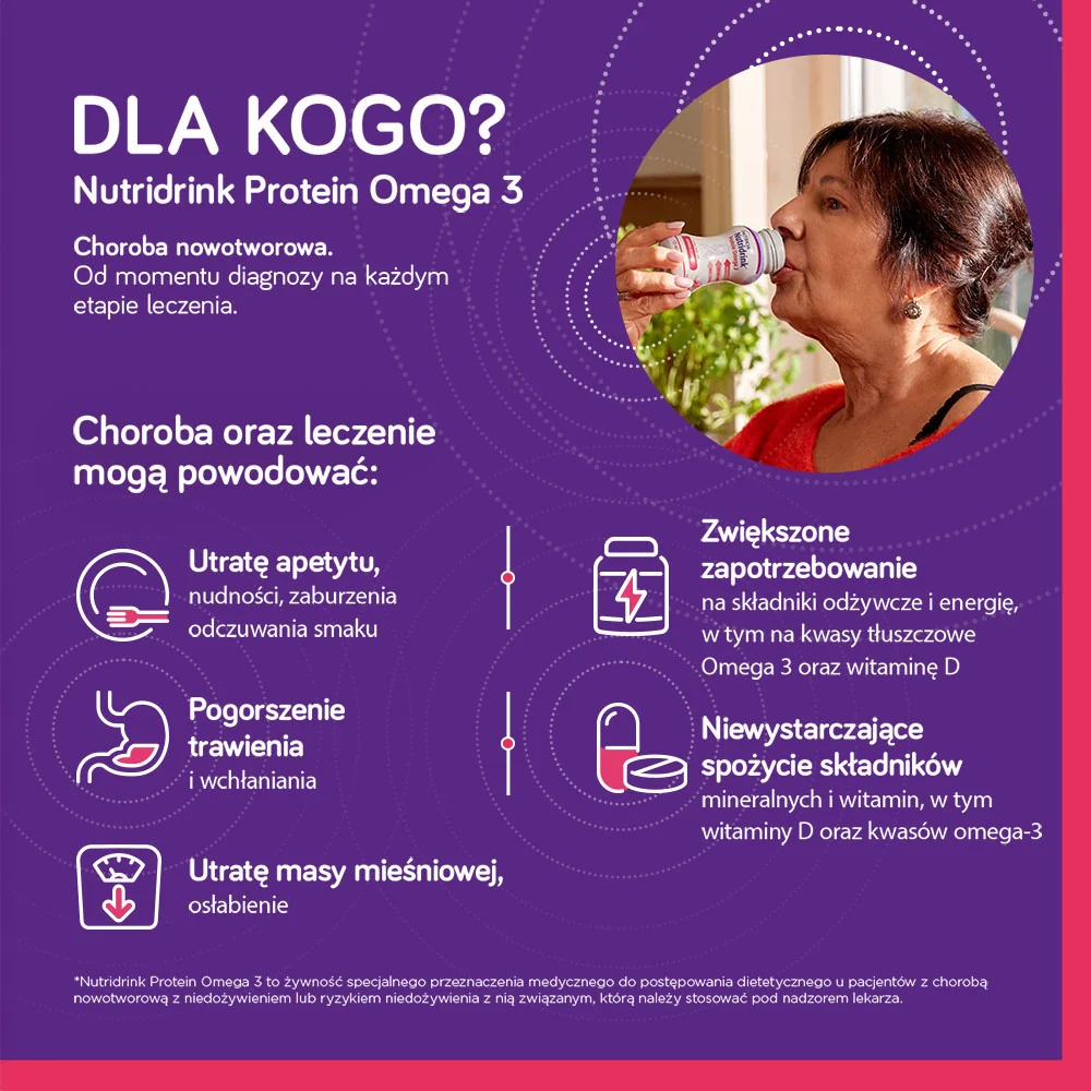 Nutridrink Protein Omega 3 Megapack o smaku mango-brzoskwinia, 24 x 125 ml