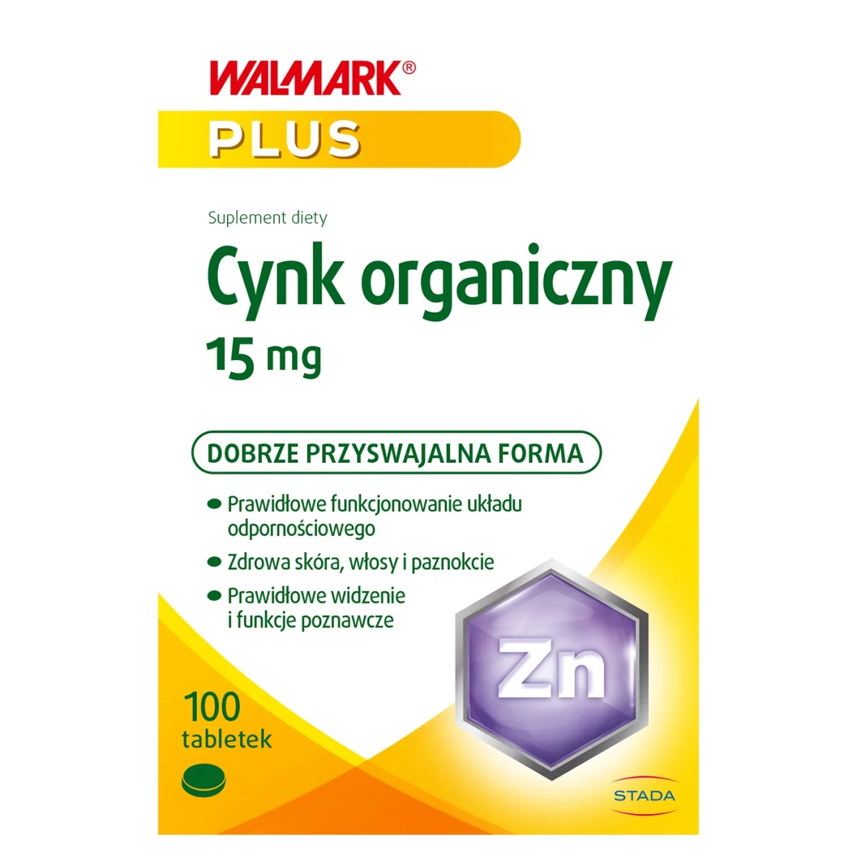 Walmark Cynk organiczny 100 tabletek