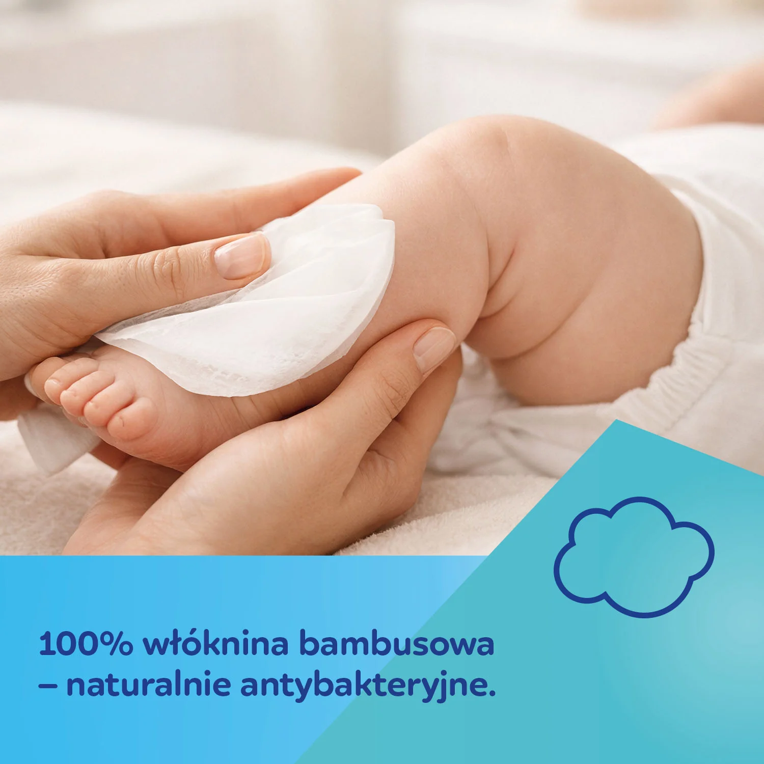 Canpol Babies ręczniczki bambusowe dla niemowląt, 120 sztuk