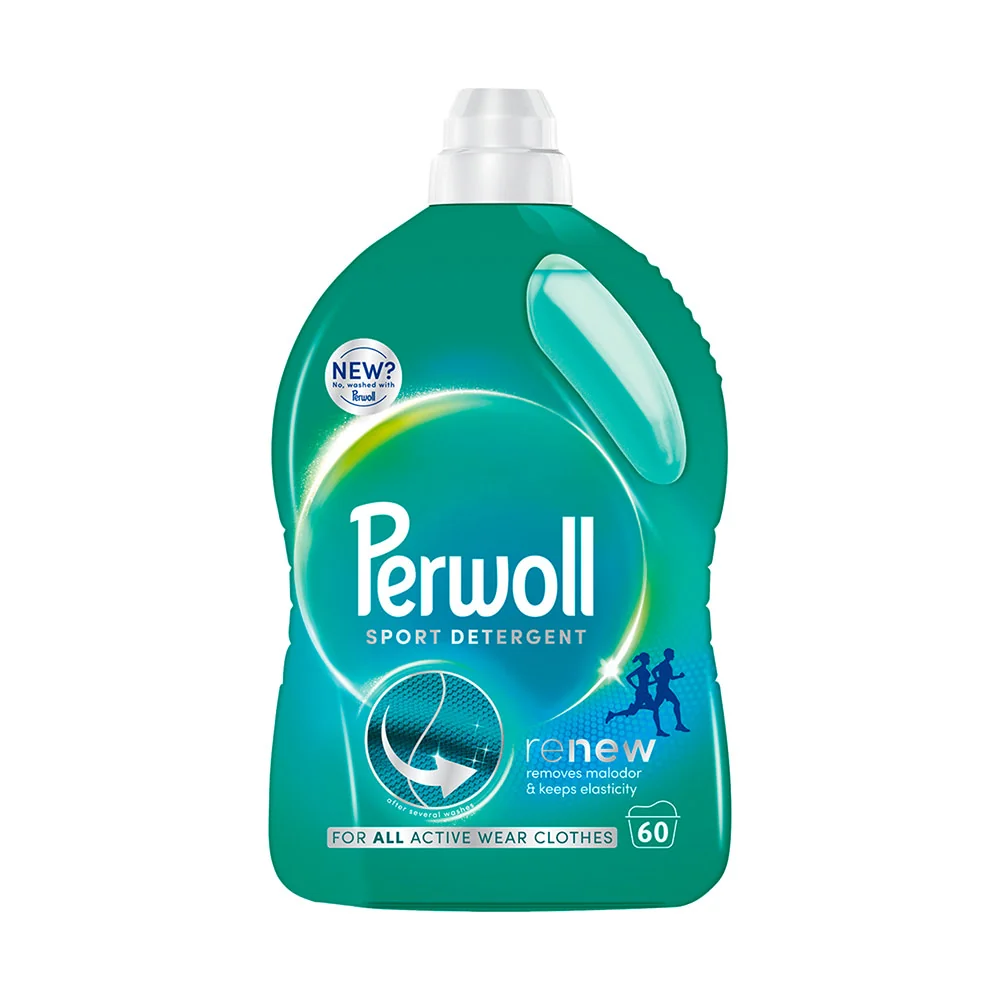 Perwoll Renew Sport żel do prania odzieży sportowej, 60 prań, 3 l