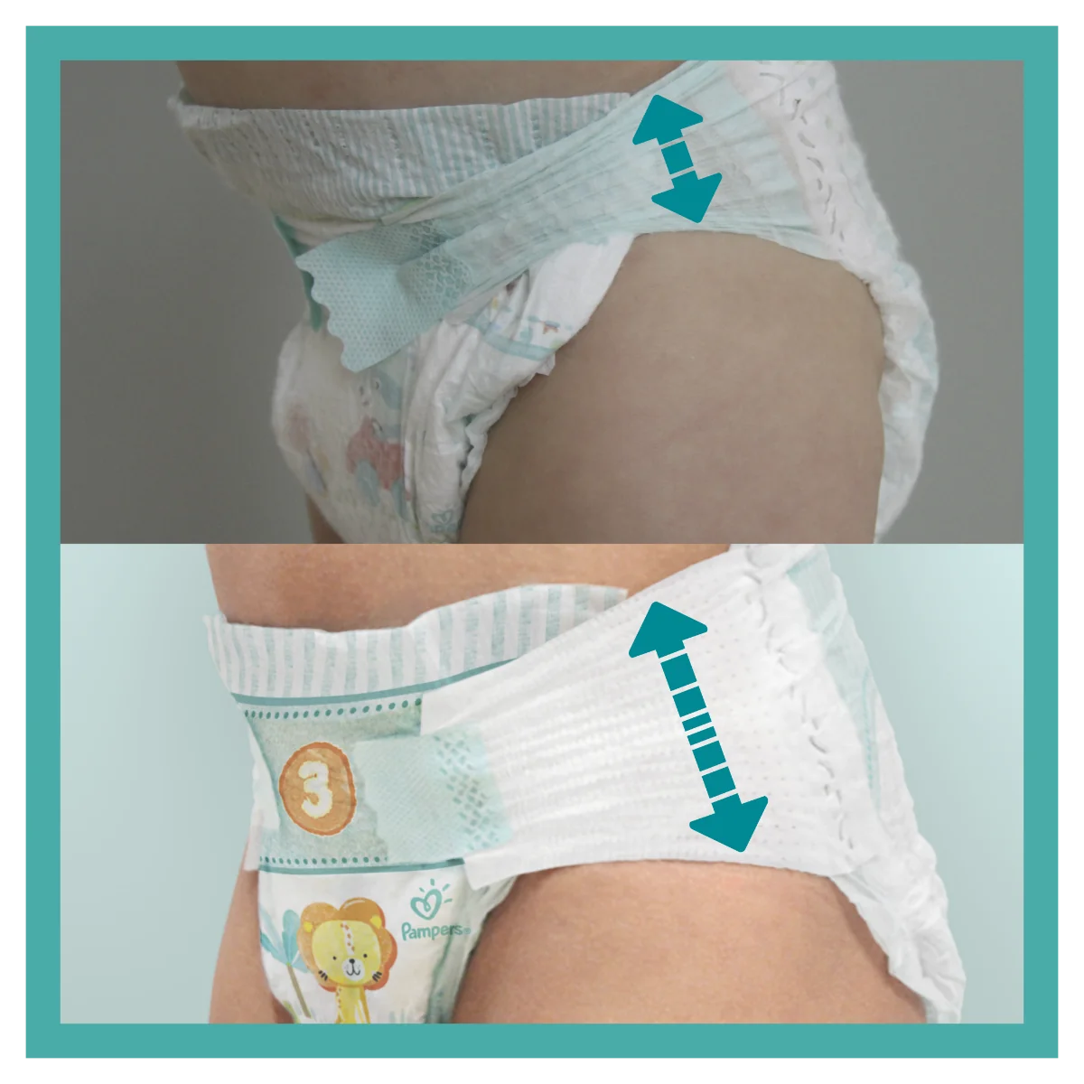 Pampers Active Baby pieluchy, rozmiar 4, 9-14 kg, 58 szt.