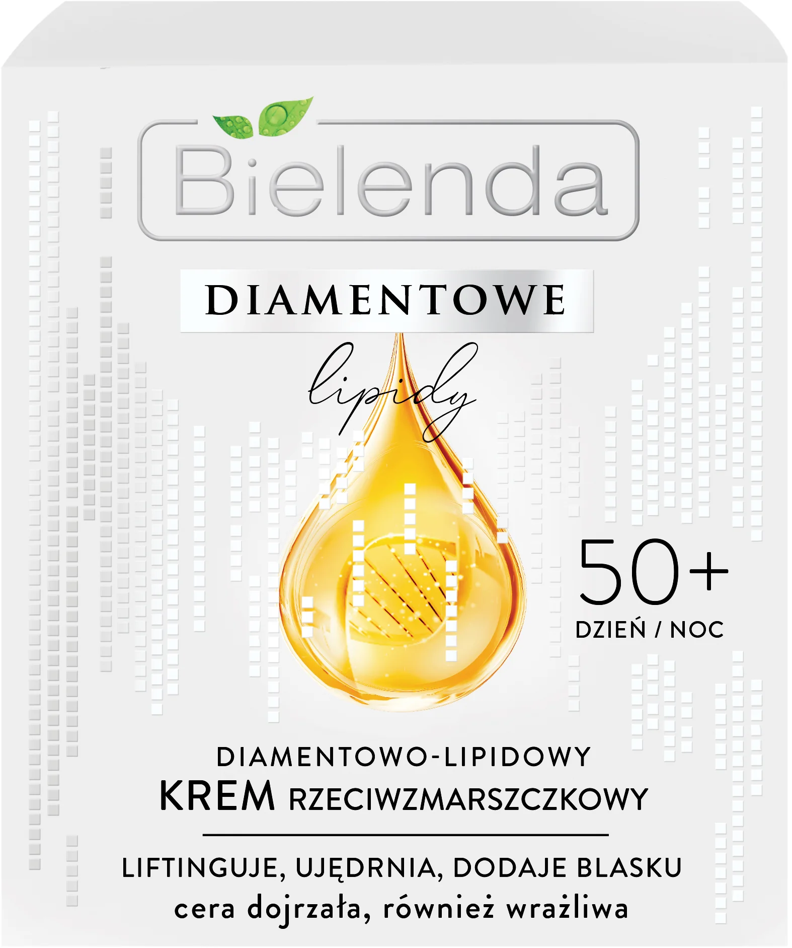 Bielenda Diamentowe Lipidy lipidowy krem przeciwzmarszczkowy 50+ na dzień i na noc, 50 ml