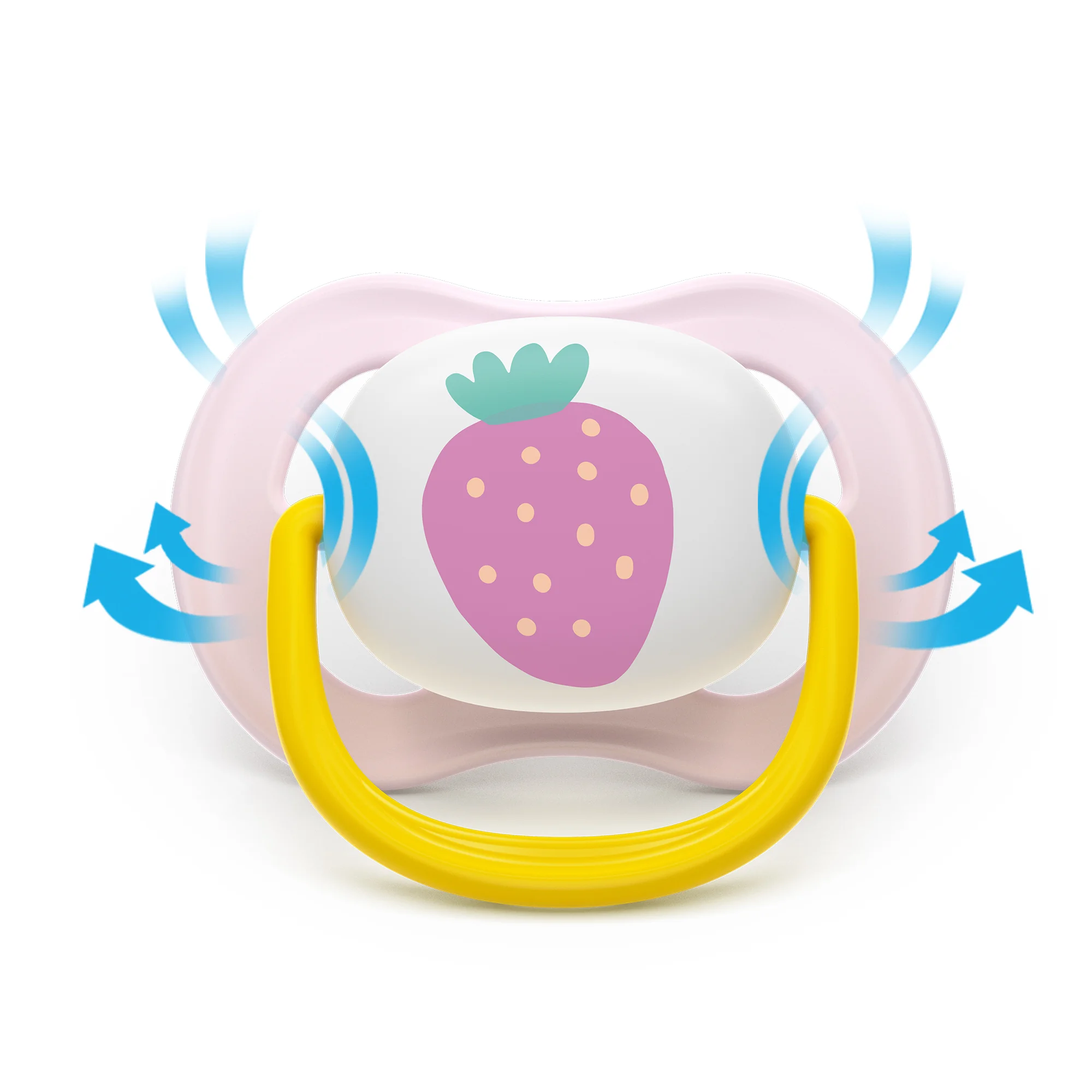 Philips Avent Ultra Air Happy ortodontyczny smoczek uspokajający 0-6 m, 2 sztuki