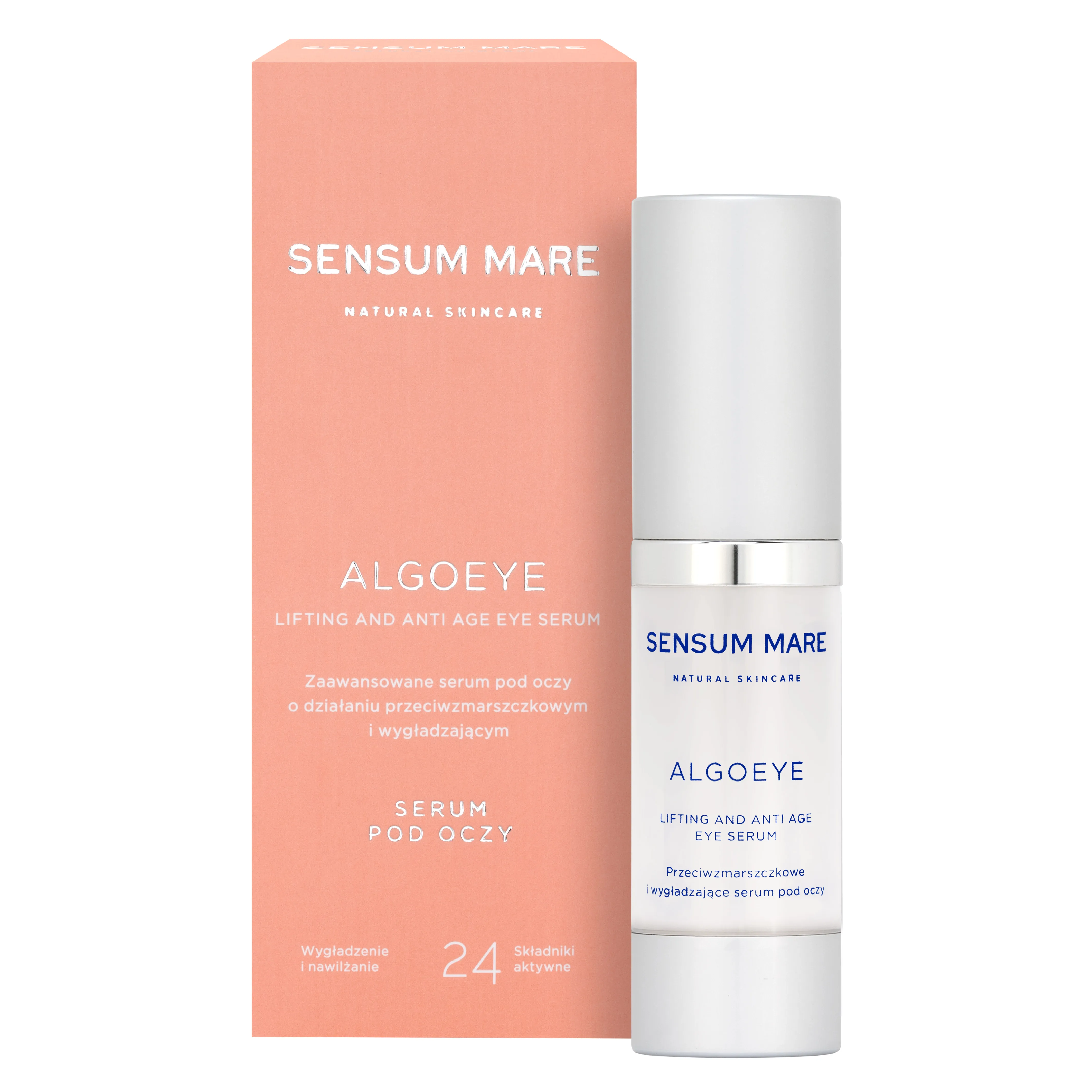 Sensum Mare Algoeye zaawansowane serum pod oczy o działaniu przeciwzmarszczkowym i wygładzającym, 15 ml