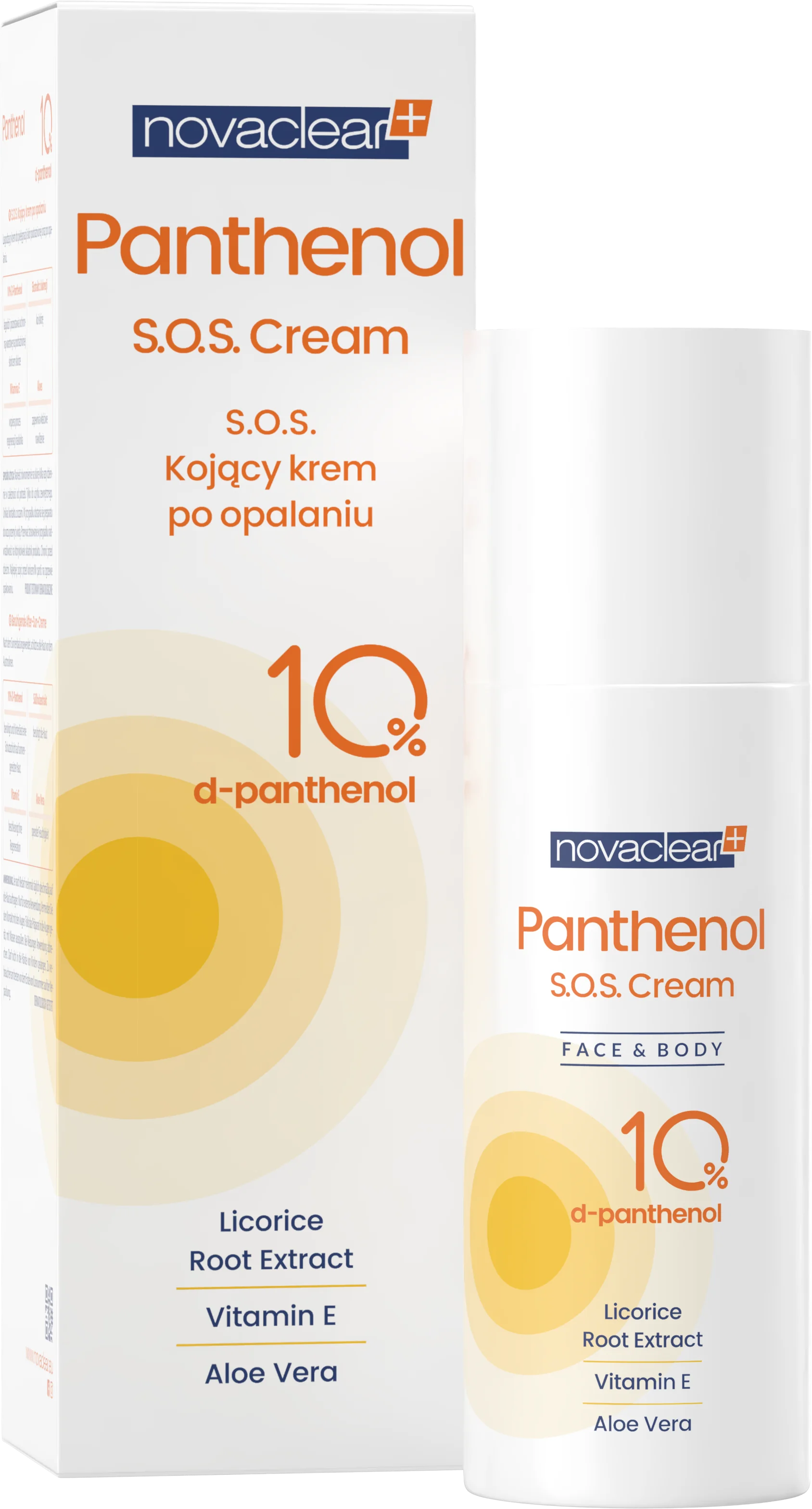 Novaclear Panthenol S.O.S. krem kojący po opalaniu, 50 ml