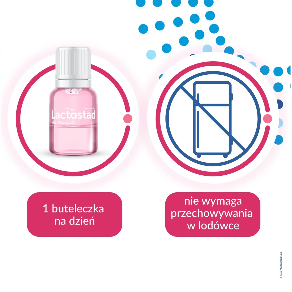 Lactostad dla dorosłych suplement diety, 7 buteleczek