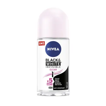 Nivea Black & Night Invisible Clear antyperspirant w kulce, 50 ml 
