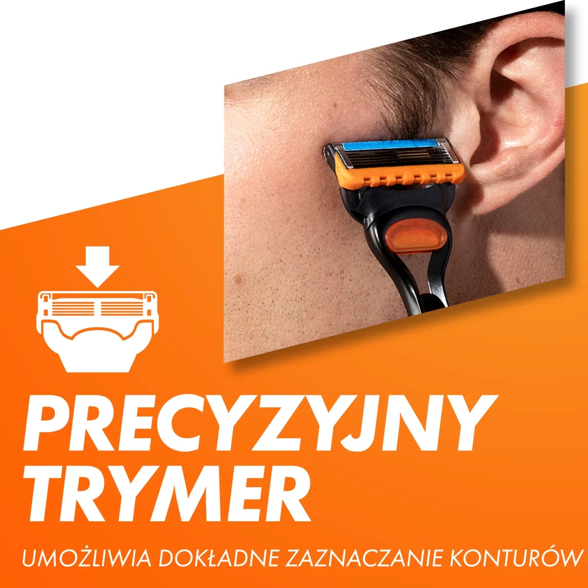 Gillette Fusion5 ostrza wymienne do maszynki do golenia dla mężczyzn, 16 sztuk