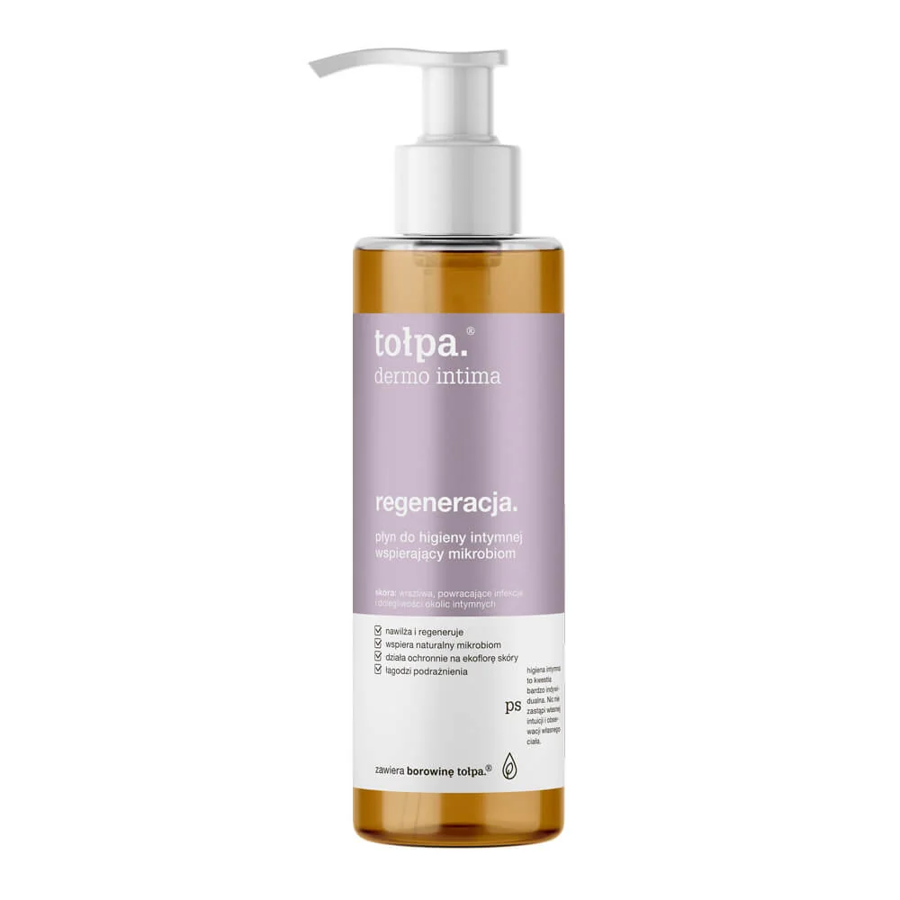 Tołpa Dermo Intima regenerujący płyn do higieny intymnej, 195 ml