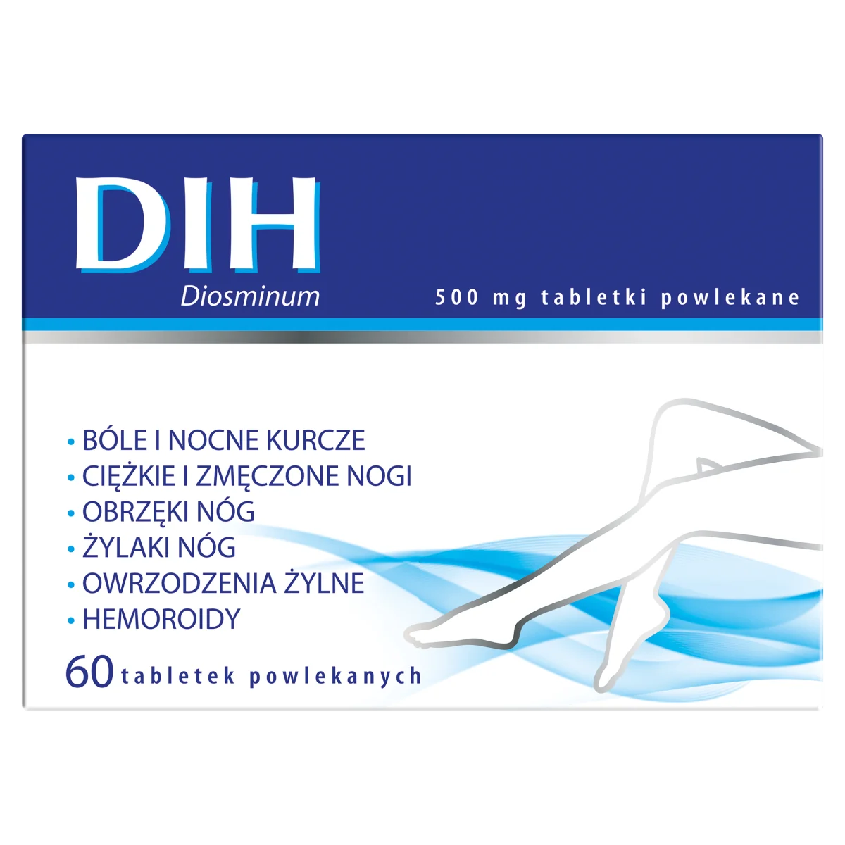 DIH 500 mg 60 tabletek powlekanych