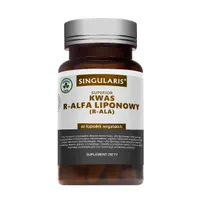 SINGULARIS Superior KWAS R-ALFA LIPONOWY (R-ALA), suplementy diety, kapsułki, 60 sztuk