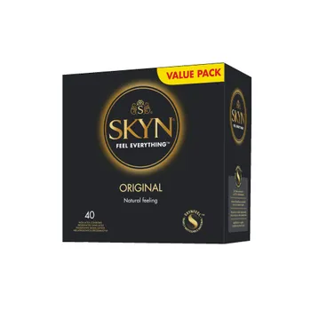 Unimil Skyn Original, prezerwatywy nielateksowe, 40 sztuk 