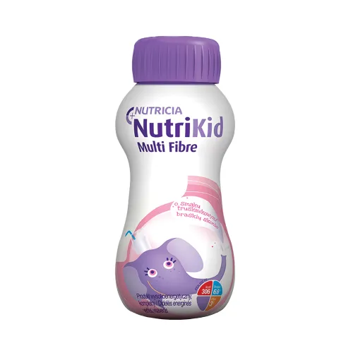 NutriKid Multi Fibre, smak truskawkowy, 200 ml
