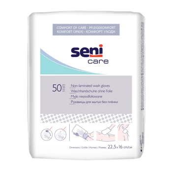 Seni Care myjki niepodfoliowane, 50 szt.