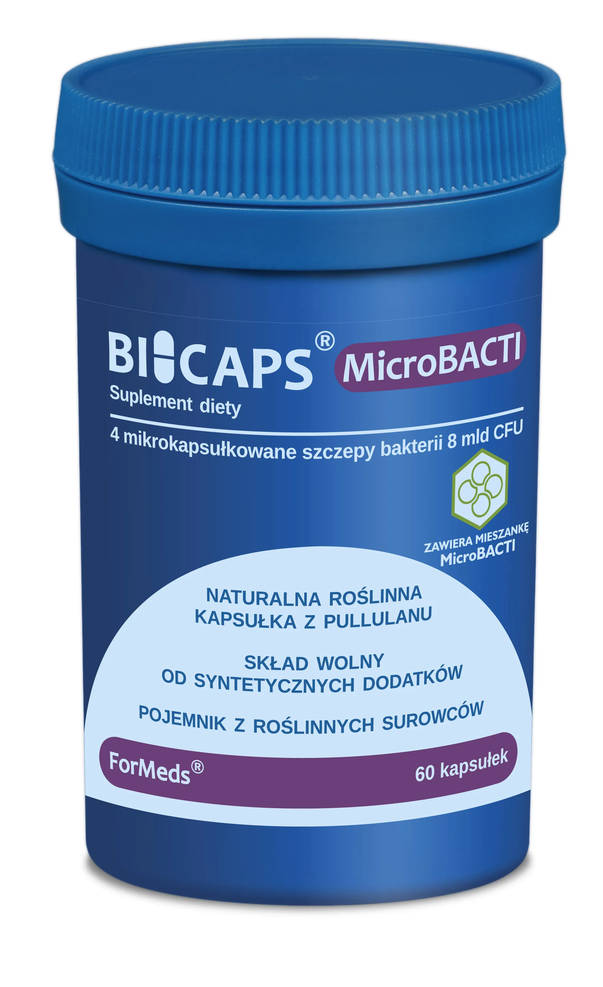 ForMeds Bicaps MicroBacti, suplement diety, 60 kapsułek
