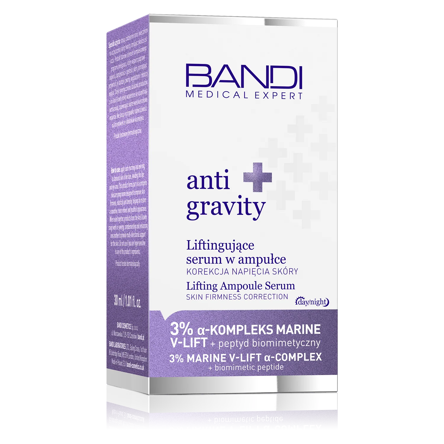 BANDI Anti Gravity liftingujące serum w ampułce: korekcja napięcia skóry, 30 ml