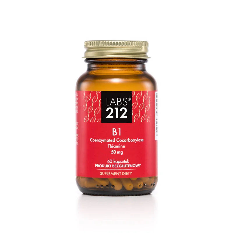 LABS212 Witamina B1 Coenzymated cocarboxylase + Thiamine 60 kapsułek