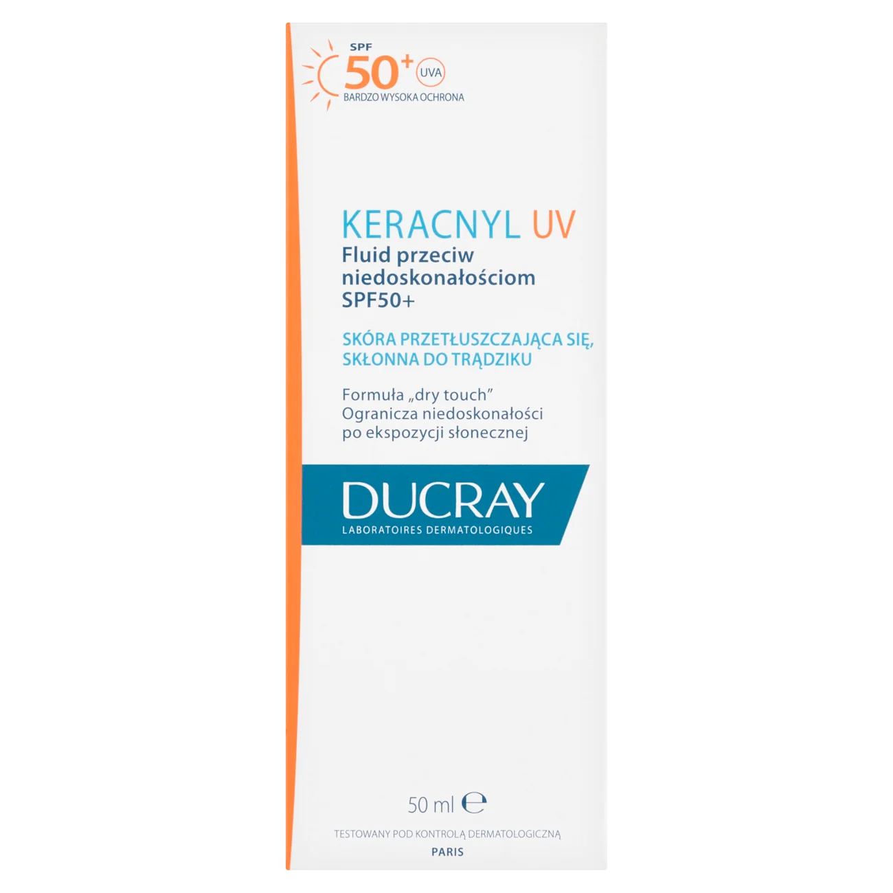 Ducray Kerancyl UV fluid przeciw niedoskonałościom, 50 ml