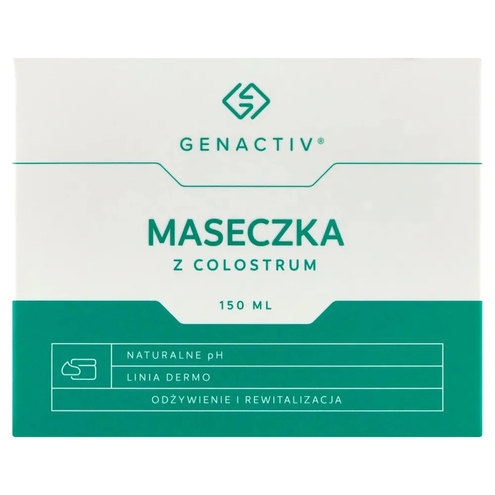 Genactiv maseczka z colostrum do twarzy, 150 ml