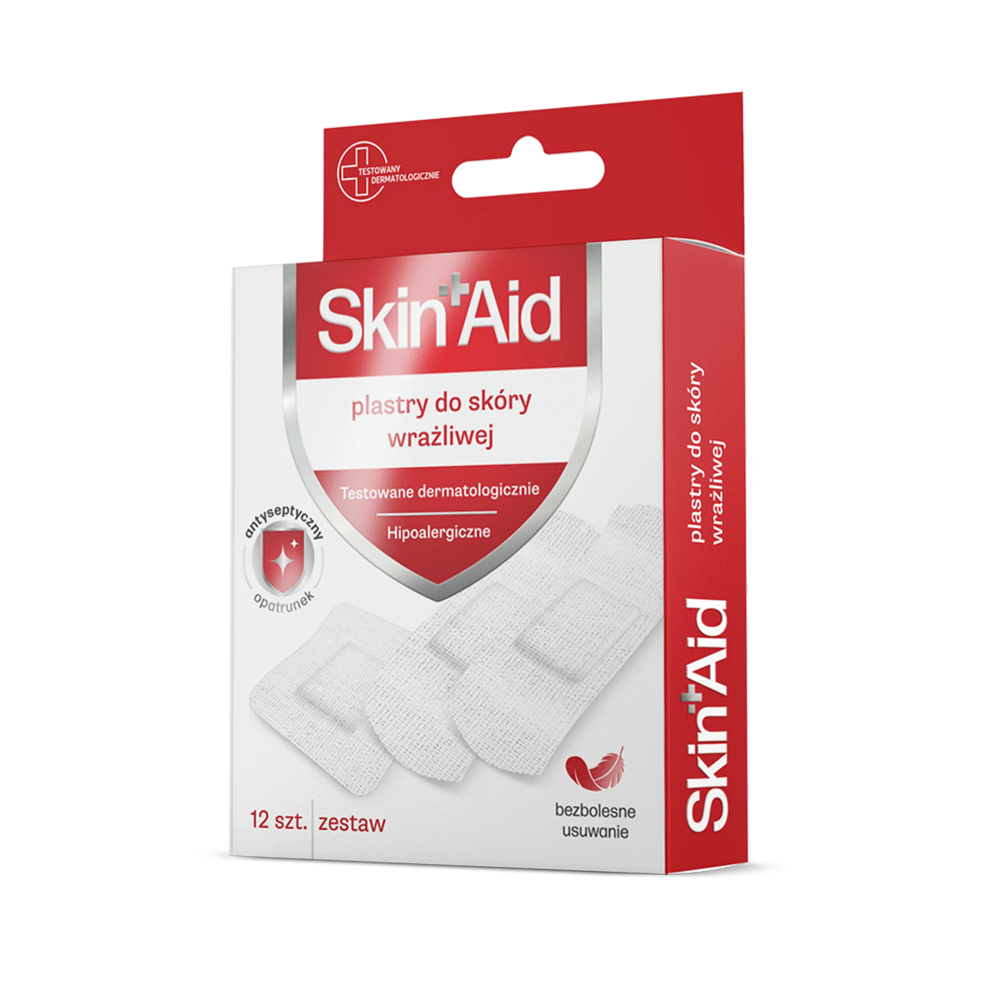 Skin Aid Plastry do skóry wrażliwej 12 sztuk