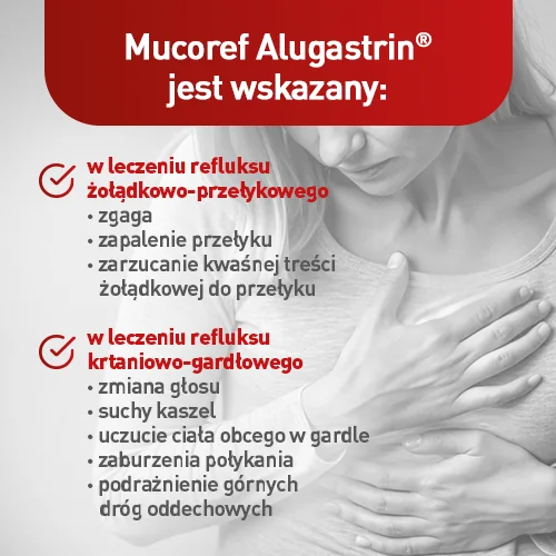 Mucoref Alugastrin® zawiesina doustna, 14 saszetek
