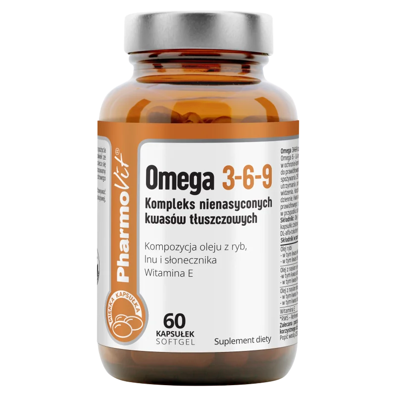 Pharmovit Omega 3-6-9 suplement diety, 60 kapsułek