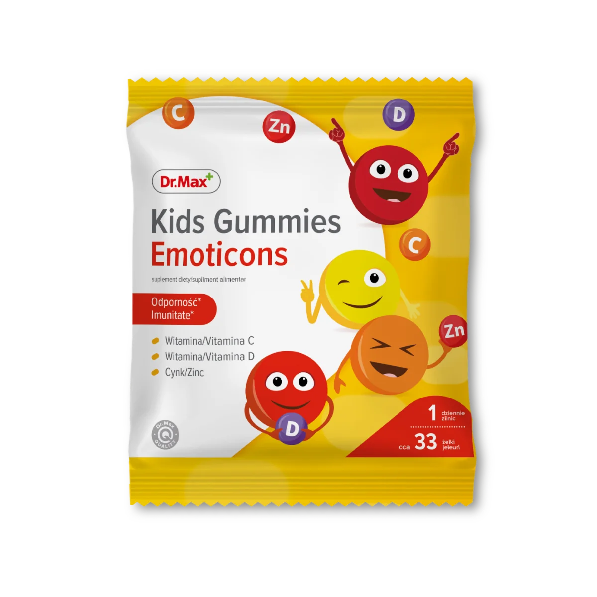 Kids Gummies Emoticons Dr. Max 33 żelki