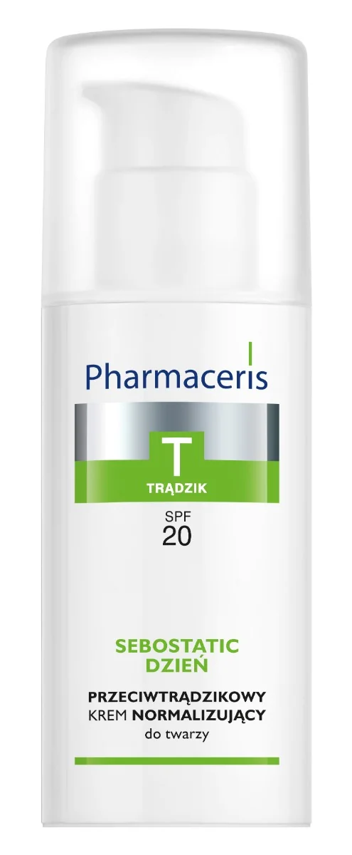 Pharmaceris T Sebostatic przeciwtrądzikowy krem normalizujący do twarzy SPF 20, 50 ml