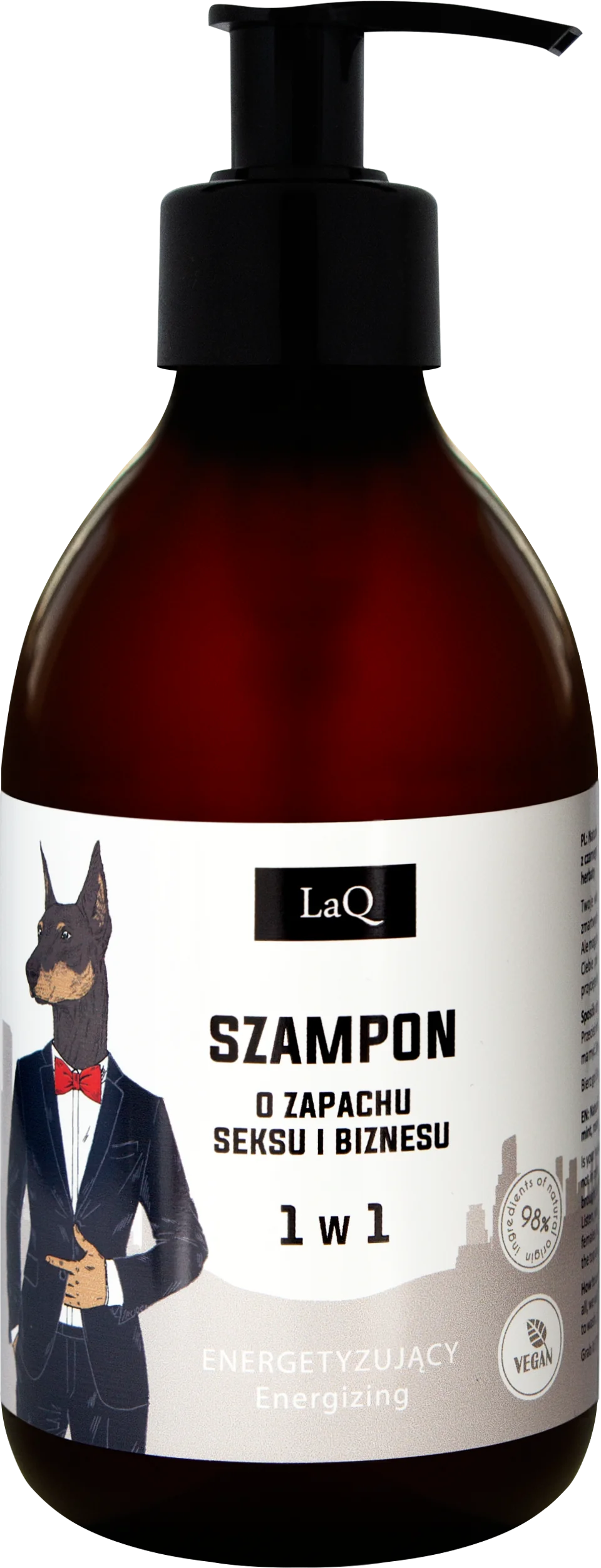 LaQ Doberman szampon dla facetów 1w1, 300 ml
