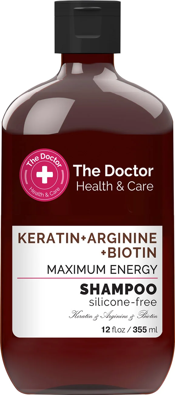 The Doctor Health & Care wzmacniający szampon do włosów Keratyna i Arginina, 355 ml