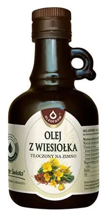 Olej z wiesiołka tłoczony na zimno, suplement diety, 250 ml