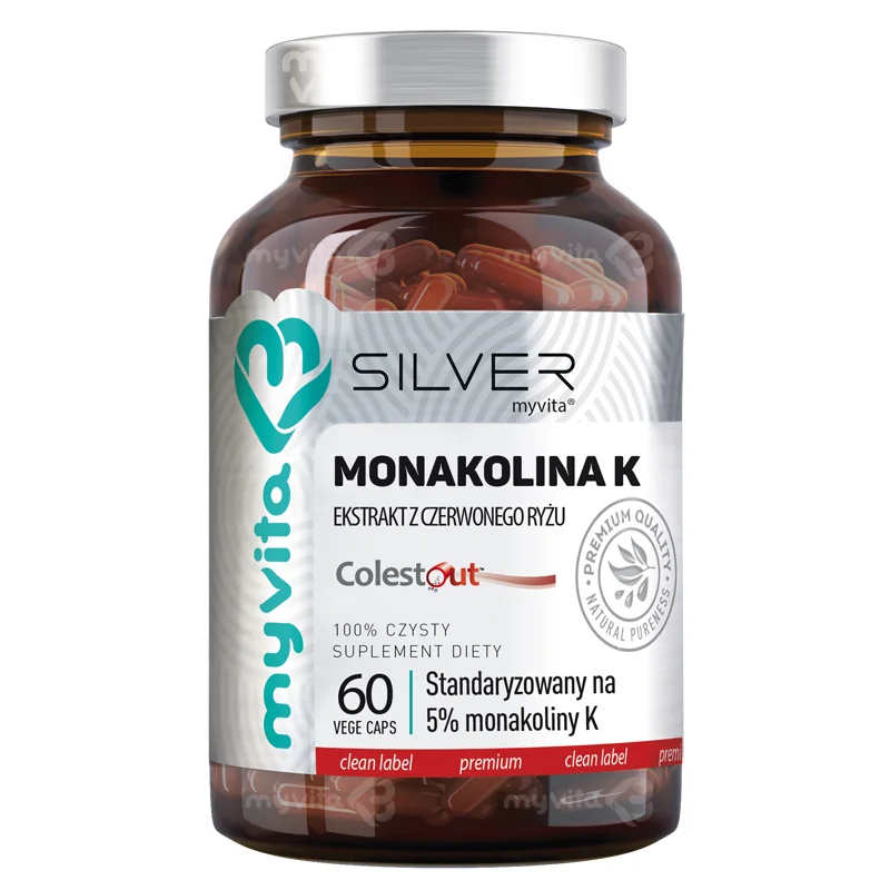 MyVita Silver Monakolina K 60 kapsułek