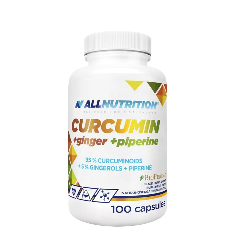 Allnutrition Curcumin + Ginger + Piperine 100 kapsułek