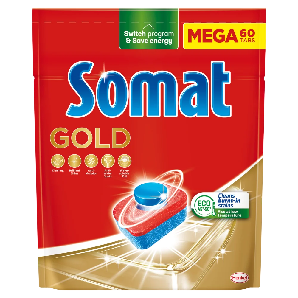 Somat Gold Tabletki do zmywarki, 60 szt.