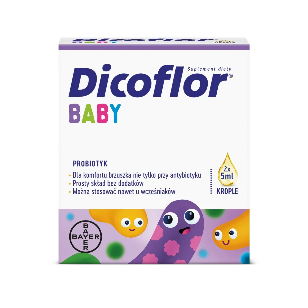 Dicoflor® Baby krople, 2 x 5 ml