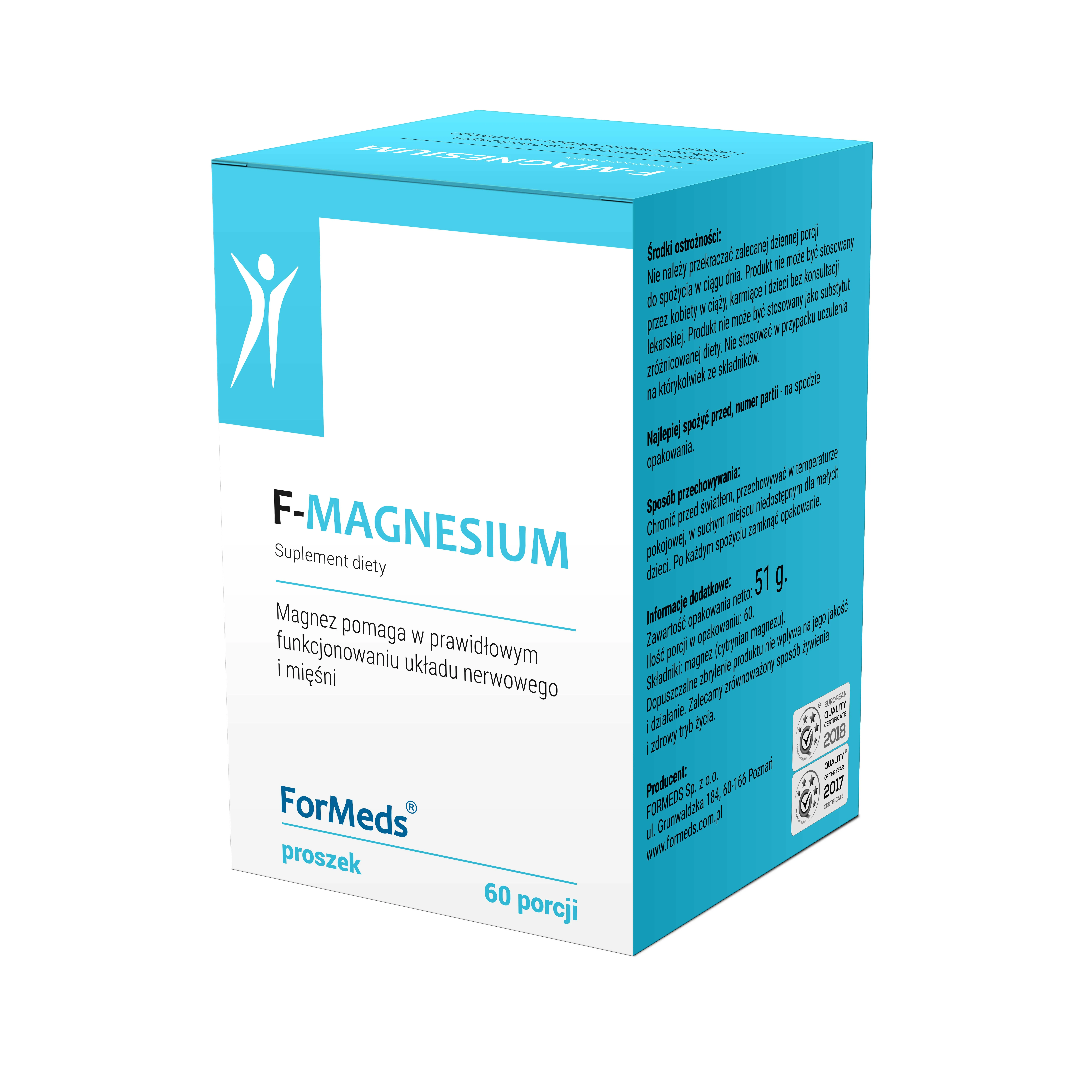 ForMeds F-Magnesium, suplement diety, proszek, 60 porcji