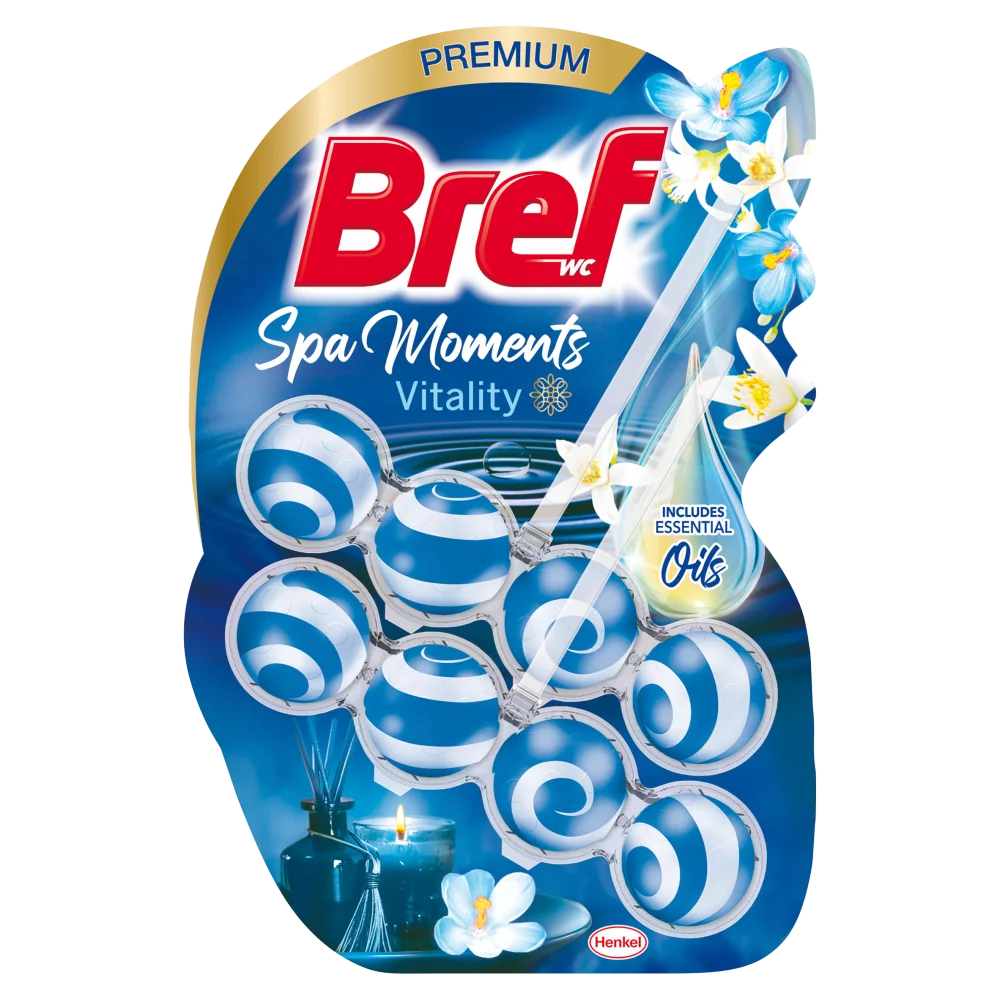 Bref WC Spa Moments Vitality Zawieszka do toalety, 2 x 50 g