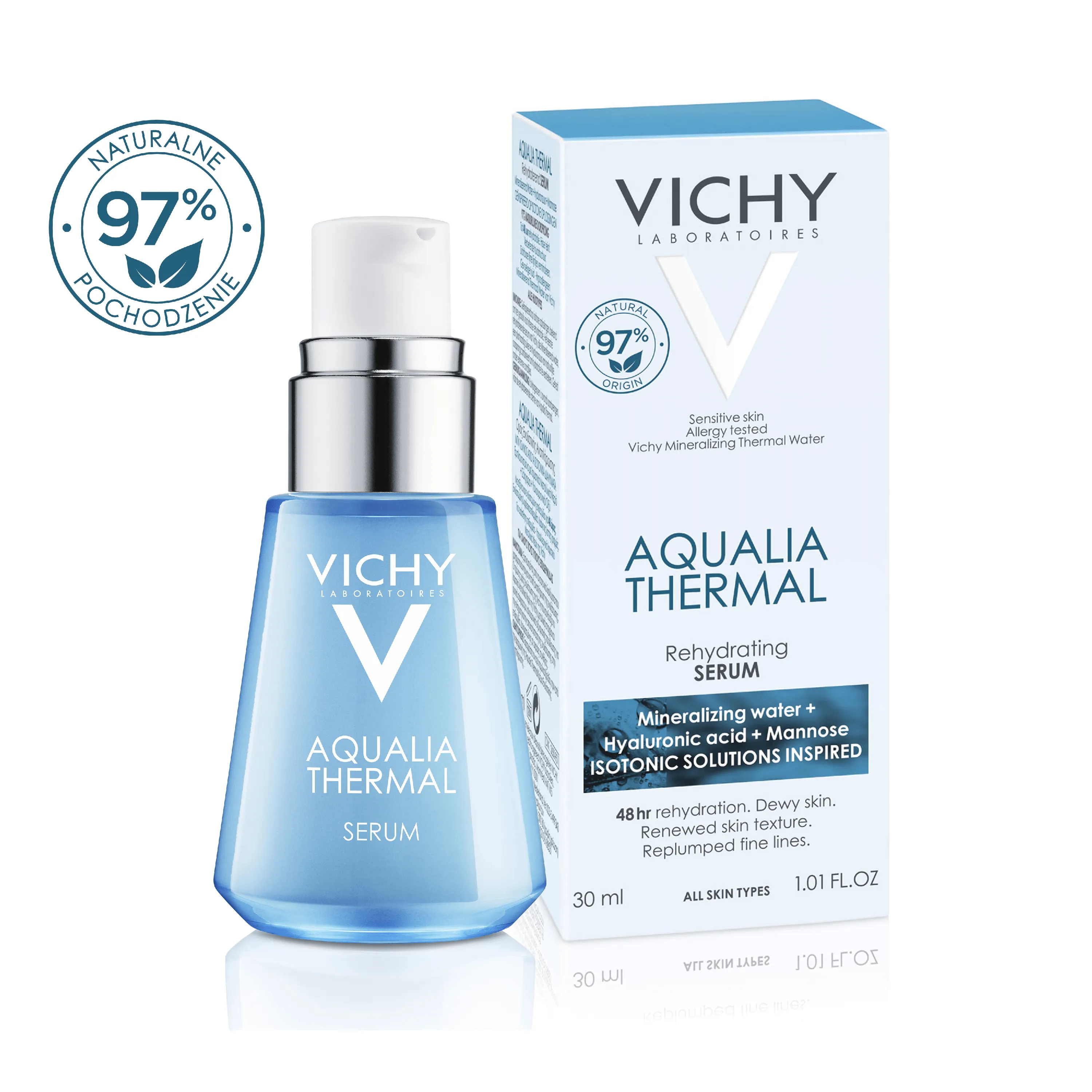 Vichy Aqualia Thermal, serum nawilżające, 30 ml 