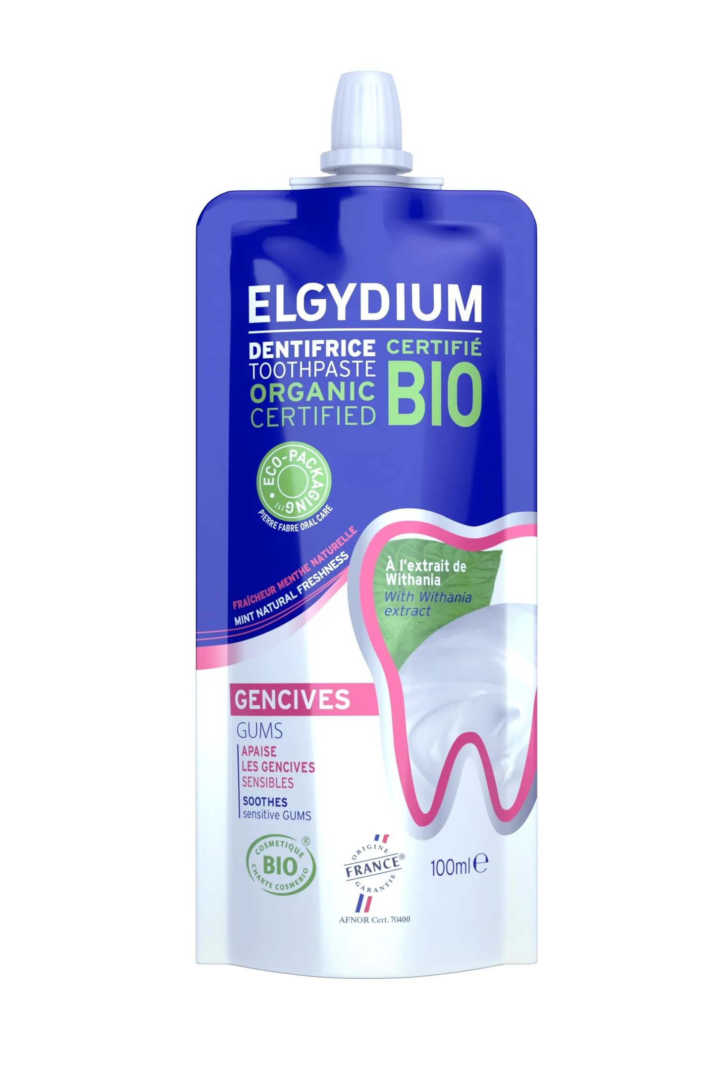 Elgydium Bio Gums pasta do zębów na podrażnione dziąsła, 100 ml