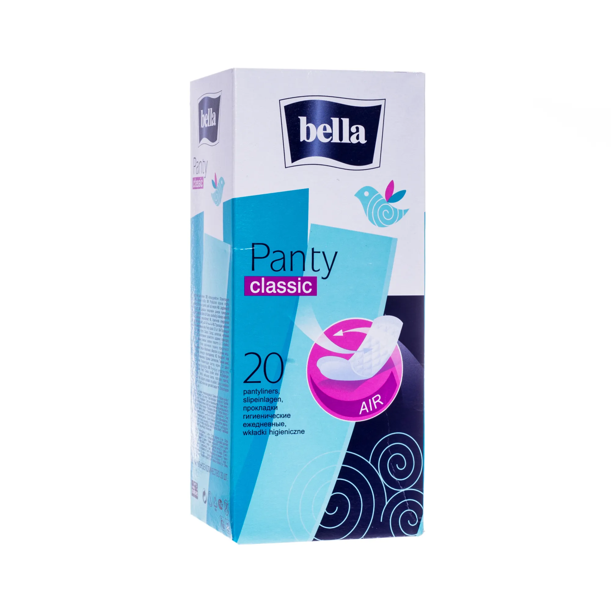 Bella Panty Classic Regular, wkładki higieniczne, 20 sztuk
